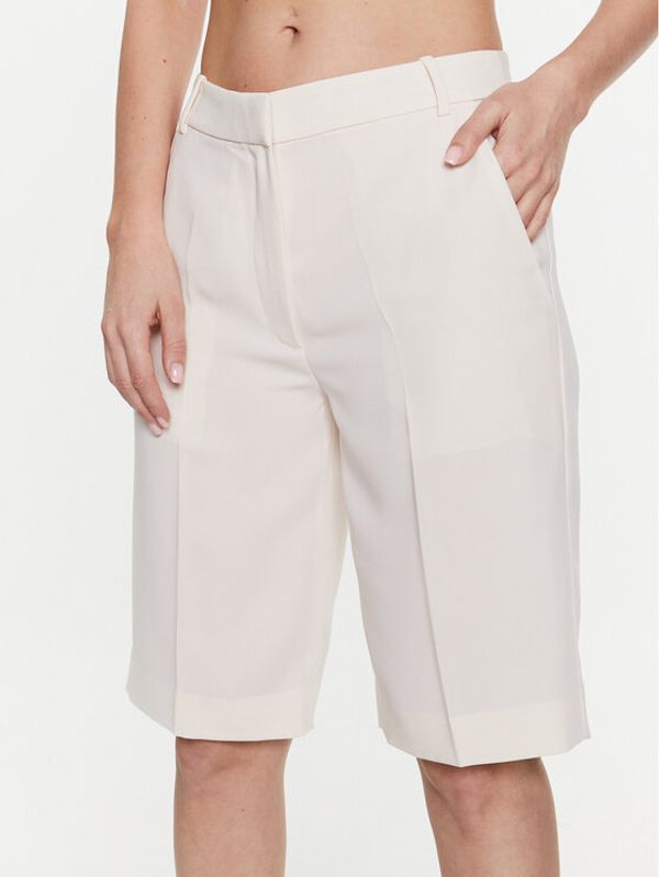 Calvin Klein Calvin Klein Kratke hlače iz tkanine K20K205242 Écru Regular Fit