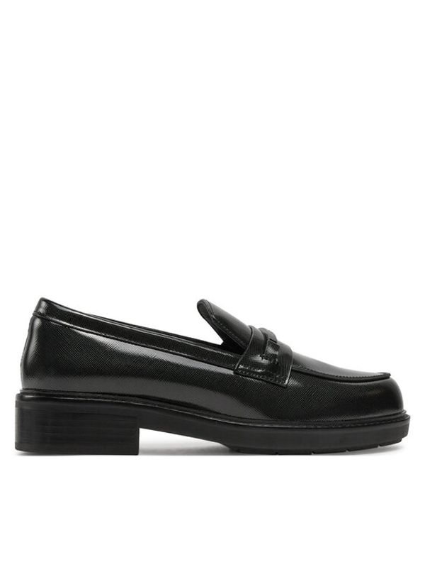 Calvin Klein Calvin Klein Loaferke Loafer W/M Bar Saff Lth HW0HW02076 Črna