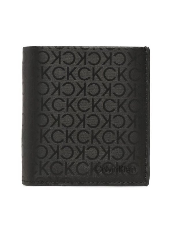 Calvin Klein Calvin Klein Majhna moška denarnica Daily Tech Trifold 6Cc W/Magcoin K50K510196 Črna