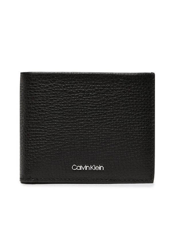 Calvin Klein Calvin Klein Majhna moška denarnica Minimalism Bifold 6Cc W/Bill K50K509620 Črna