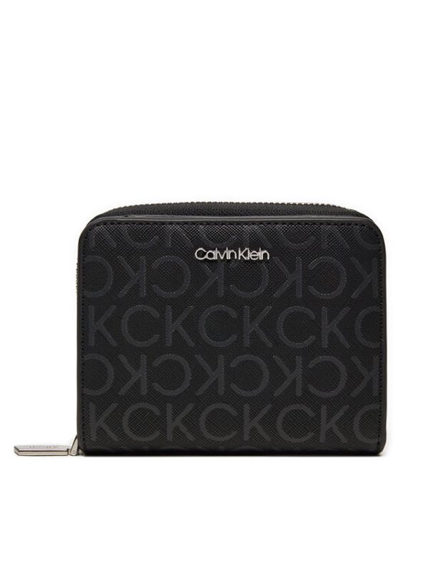 Calvin Klein Calvin Klein Majhna ženska denarnica Around Mono K60K612433 Črna