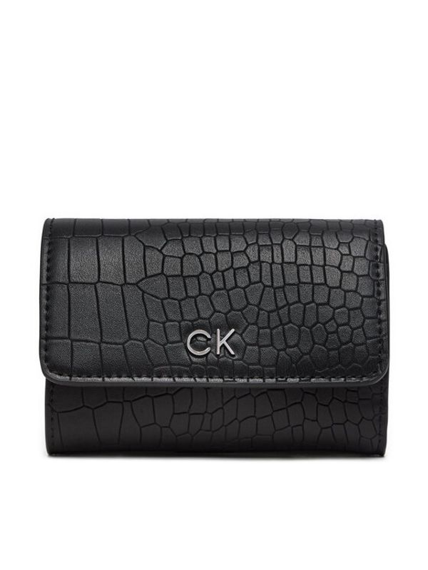 Calvin Klein Calvin Klein Majhna ženska denarnica Ck Daily Small Trifold K60K612636 Črna