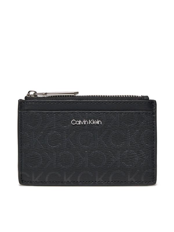 Calvin Klein Calvin Klein Majhna ženska denarnica Ck Must Lg Cardholder_Epi Mono K60K611935 Črna