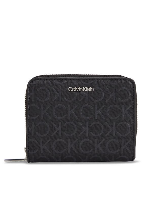 Calvin Klein Calvin Klein Majhna ženska denarnica Ck Must Md Z/A Wallet_Epi Mono K60K611932 Črna