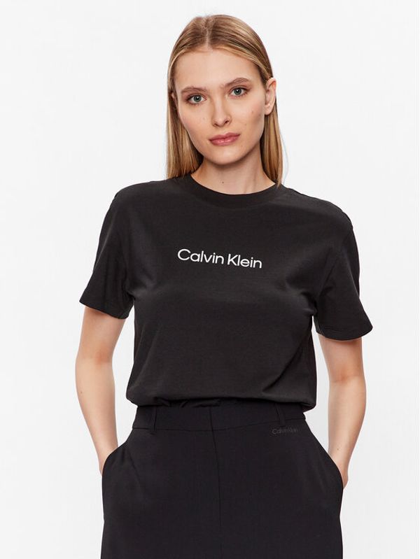 Calvin Klein Calvin Klein Majica Hero Logo K20K205448 Črna Regular Fit