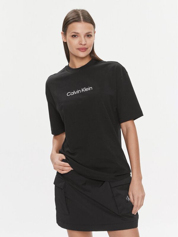 Calvin Klein Calvin Klein Majica Hero Logo Oversized T Shirt K20K206778 Črna Oversize