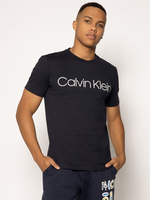 Calvin Klein Calvin Klein Majica Logo K10K104063 Mornarsko modra Regular Fit