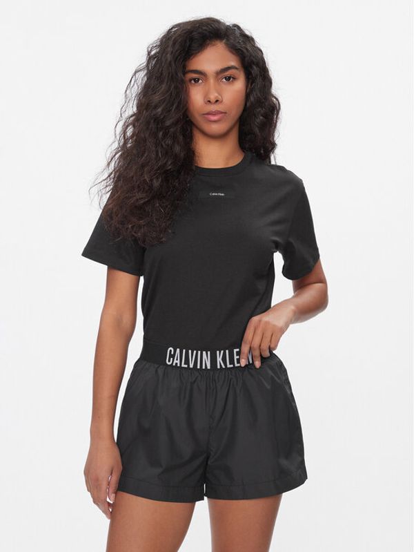 Calvin Klein Calvin Klein Majica Micro Logo K20K206629 Črna Regular Fit