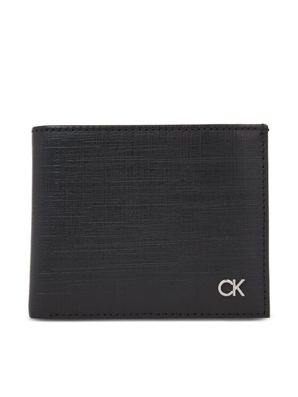 Calvin Klein Calvin Klein Moška denarnica Ck Set Bifold 5Cc W/Coin K50K510879 Črna