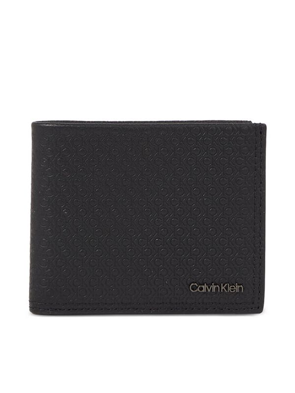 Calvin Klein Calvin Klein Moška denarnica Minimalism Bifold 6Cc W/Bill K50K510894 Črna