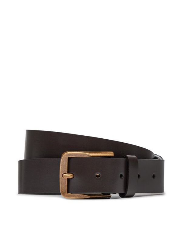 Calvin Klein Calvin Klein Moški pas Classic Flat R Lthr Belt 35Mm K50K511421 Rjava