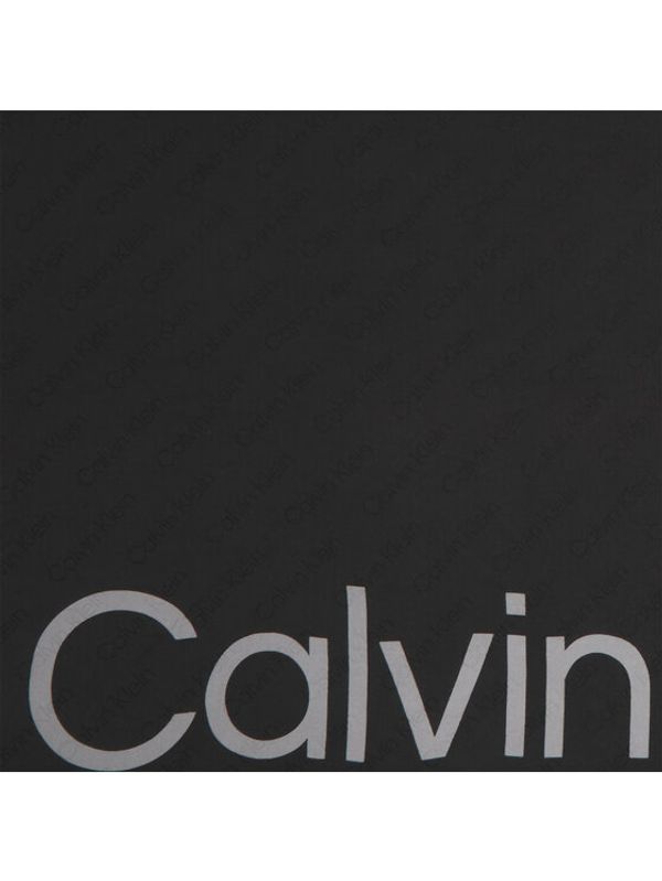 Calvin Klein Calvin Klein Naglavna ruta Aop Logo Jaquard Scarf 130X130 K60K611125 Črna