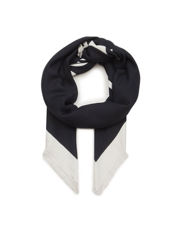 Calvin Klein Calvin Klein Naglavna ruta Contrast Logo Jacquard Scarf K60K611739 Črna