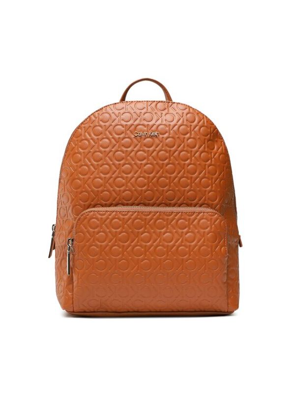 Calvin Klein Calvin Klein Nahrbtnik Ck Must Campus Backpack Embossed K60K610173 Rjava