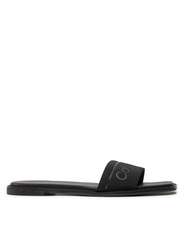 Calvin Klein Calvin Klein Natikači Flat Slide He HW0HW01989 Črna