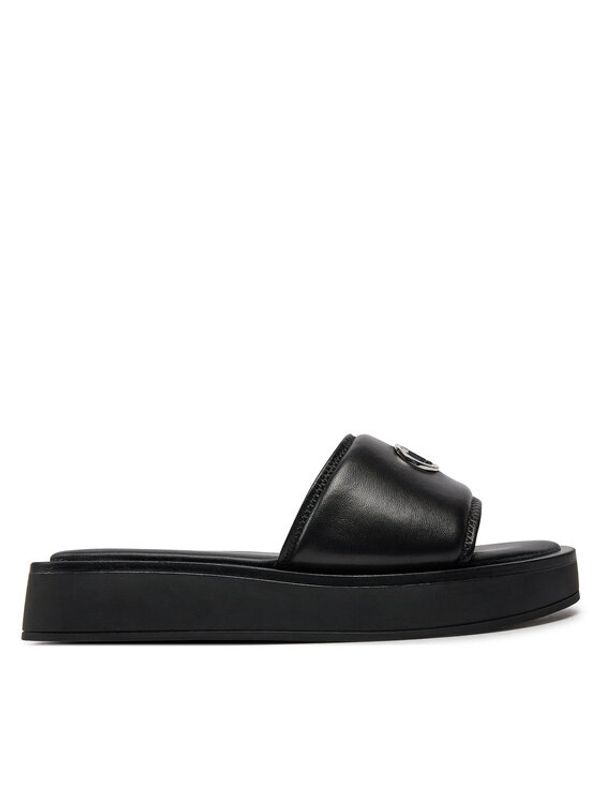 Calvin Klein Calvin Klein Natikači Flatform Slide Relock Lth HW0HW02049 Črna