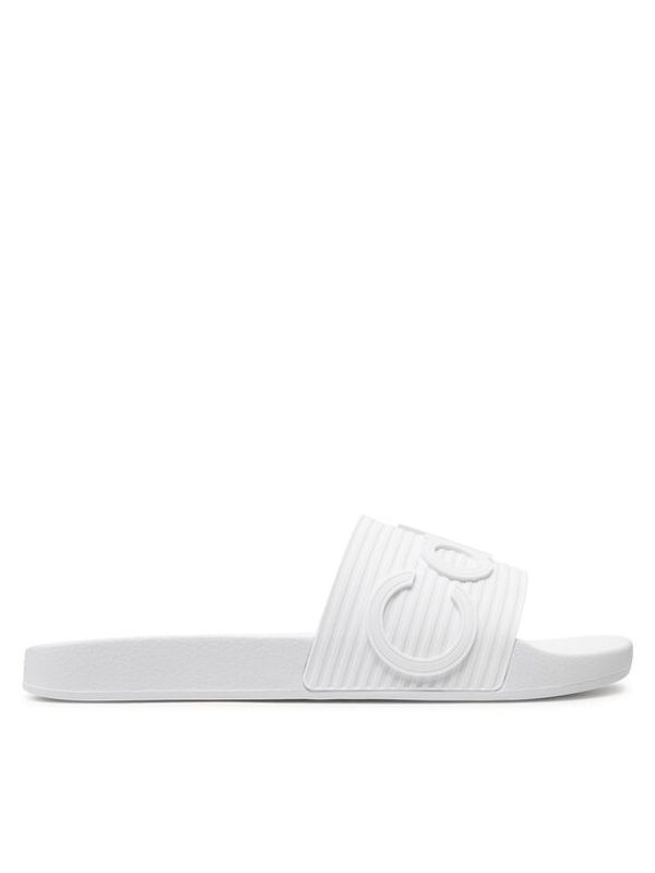 Calvin Klein Calvin Klein Natikači Pool Slide HM0HM01519 Bela