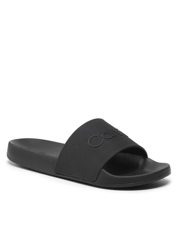 Calvin Klein Calvin Klein Natikači Pool Slide Rubber HM0HM00636 Črna