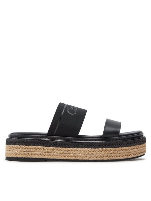 Calvin Klein Calvin Klein Natikači Wedge Slide He HW0HW01966 Črna