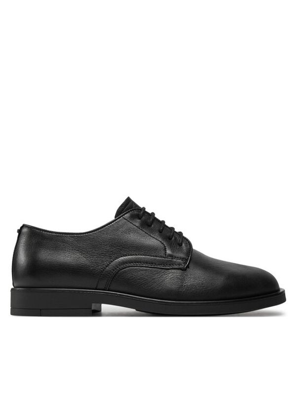 Calvin Klein Calvin Klein Nizki čevlji Derby Lth HM0HM01567 Črna