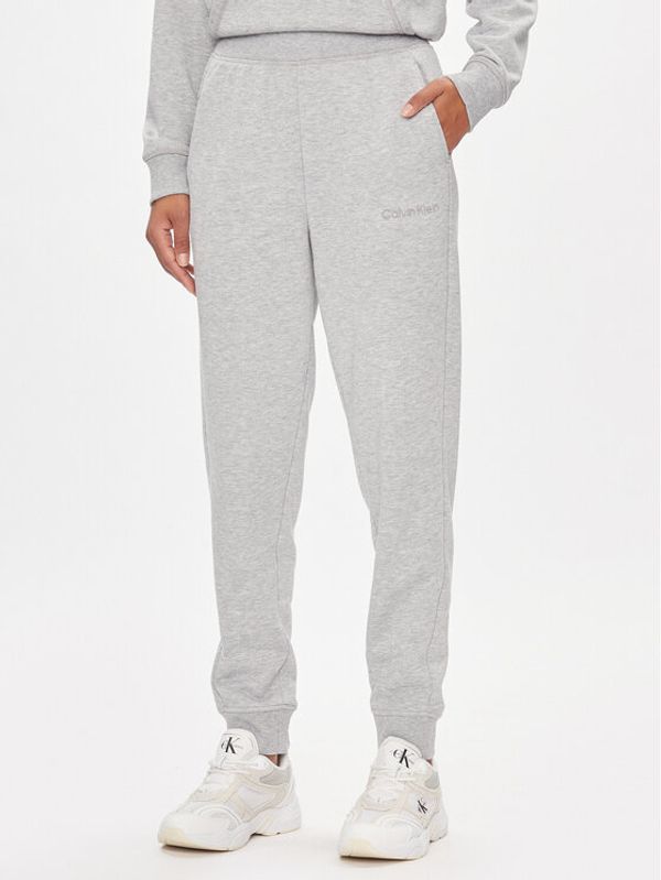 Calvin Klein Performance Calvin Klein Performance Spodnji del trenirke 00GWS4P651 Siva Relaxed Fit