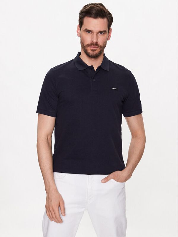 Calvin Klein Calvin Klein Polo majica K10K111196 Mornarsko modra Slim Fit