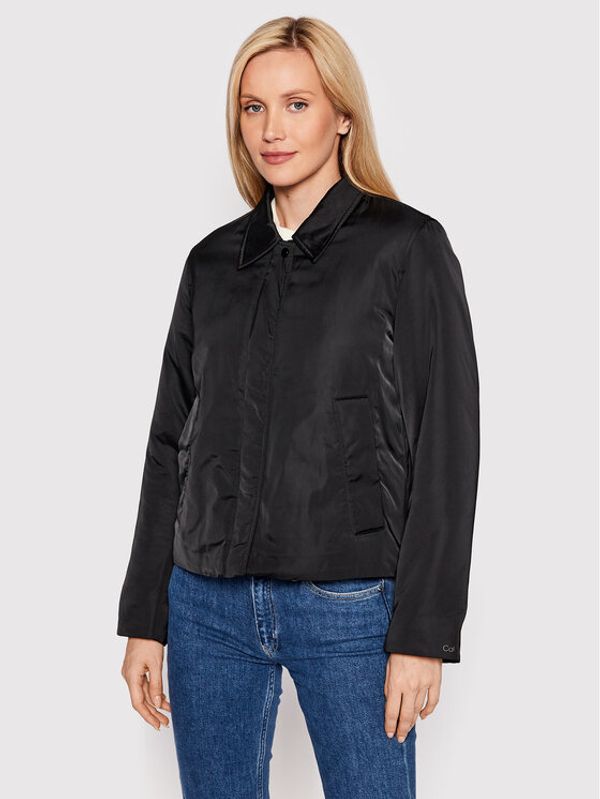 Calvin Klein Calvin Klein Prehodna jakna Minimal Padded K20K204167 Črna Regular Fit