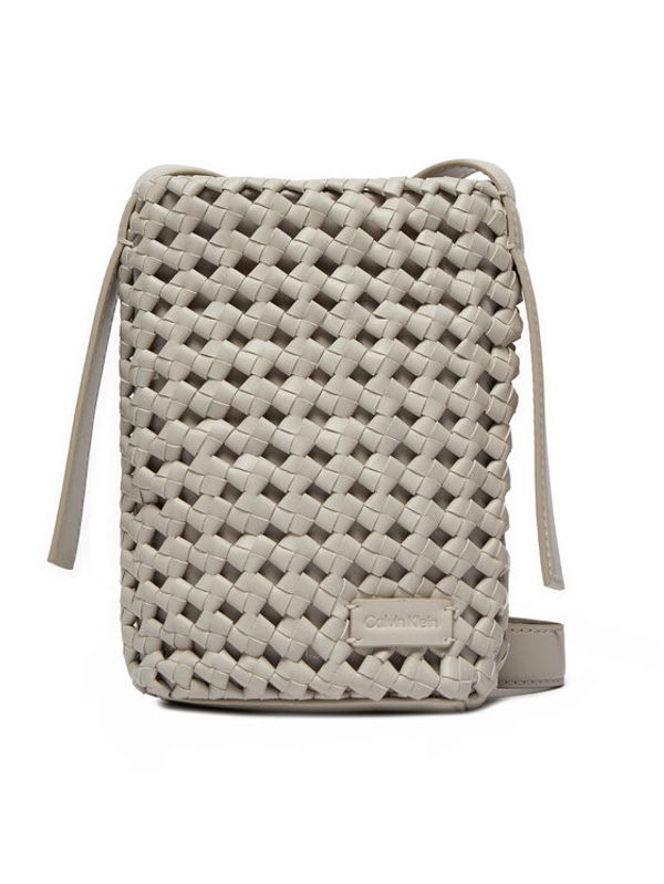 Calvin Klein Calvin Klein Ročna torba Ck Braided Mini Bag K60K612172 Siva