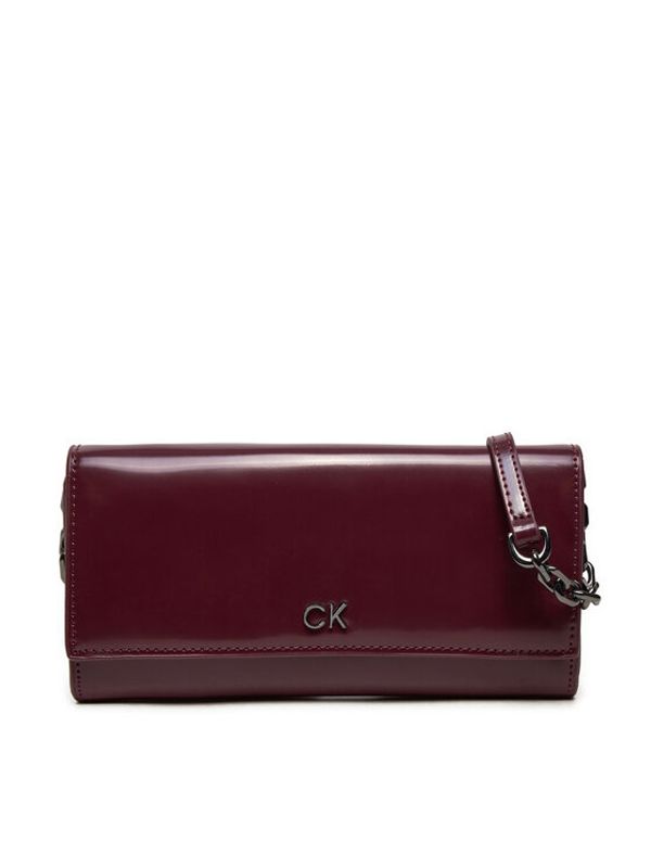 Calvin Klein Calvin Klein Ročna torba Ck Daily Lg Trifold K60K612423 Bordo rdeča