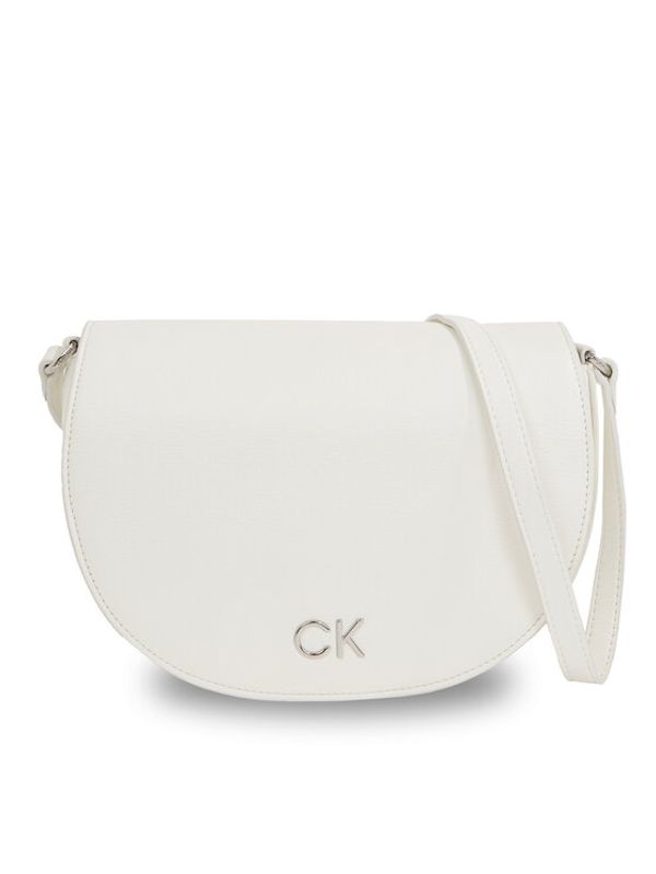 Calvin Klein Calvin Klein Ročna torba Ck Daily Saddle Bag Pebble K60K611679 Bela