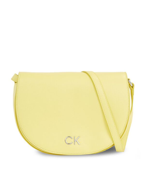 Calvin Klein Calvin Klein Ročna torba Ck Daily Saddle Bag Pebble K60K611679 Rumena