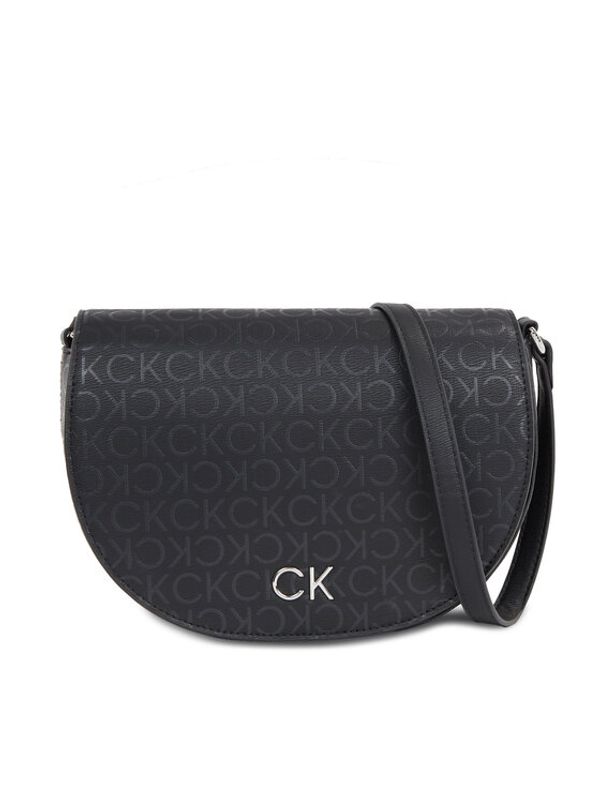 Calvin Klein Calvin Klein Ročna torba Ck Daily Saddle Bag_Epi Mono K60K611879 Črna