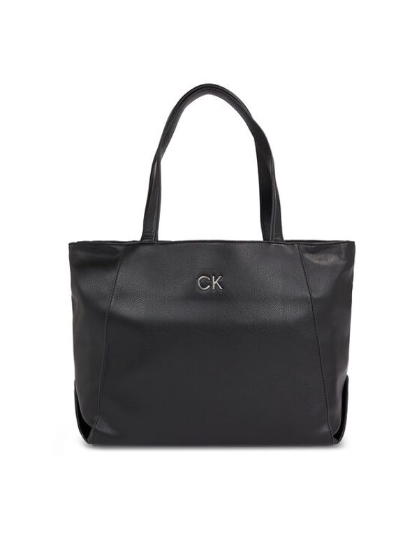 Calvin Klein Calvin Klein Ročna torba Ck Daily Shopper Medium Pebble K60K611766 Črna