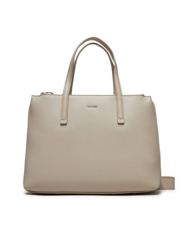 Calvin Klein Calvin Klein Ročna torba Ck Must Medium Tote K60K612279 Bež