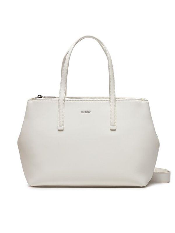 Calvin Klein Calvin Klein Ročna torba Ck Must Tote Md K60K611929 Bela