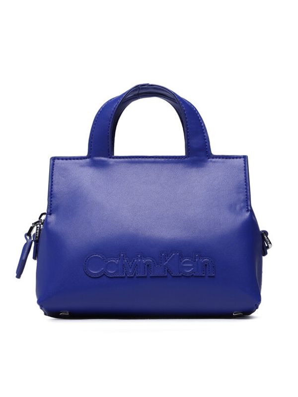 Calvin Klein Calvin Klein Ročna torba Ck Neat Tote Sm K60K610443 Mornarsko modra