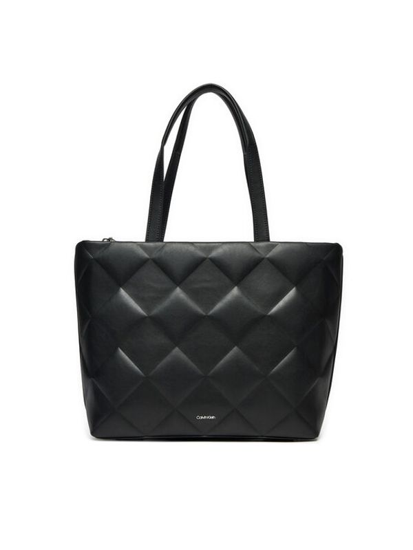 Calvin Klein Calvin Klein Ročna torba Diamond Quilt K60K612906 Črna