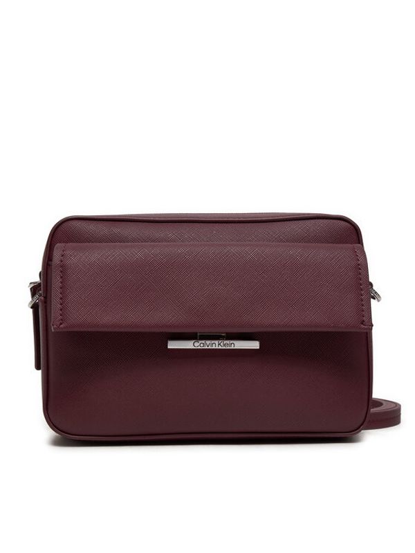 Calvin Klein Calvin Klein Ročna torba Linear K60K612564 Bordo rdeča