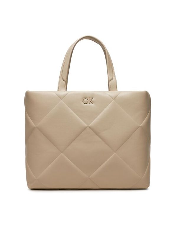 Calvin Klein Calvin Klein Ročna torba Quilt K60K611893 Bež