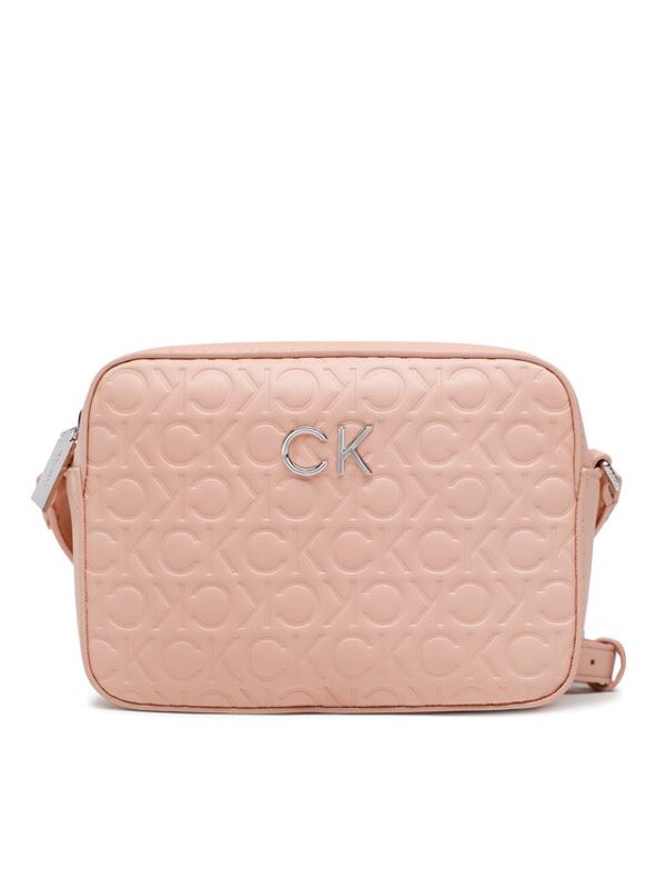 Calvin Klein Calvin Klein Ročna torba Re-Lock Camera Bag Emb Mono K60K610199 Roza