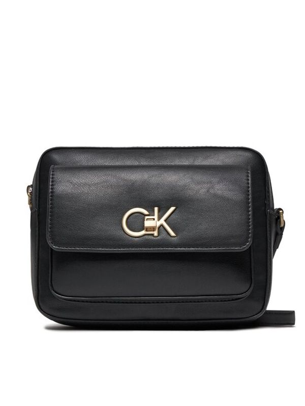 Calvin Klein Calvin Klein Ročna torba Re-Lock Camera Bag W/Flap K60K611083 Črna