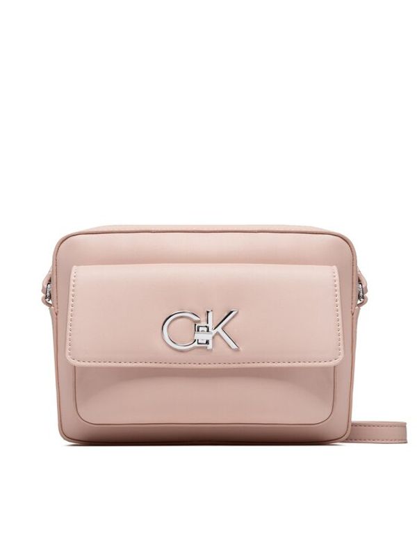Calvin Klein Calvin Klein Ročna torba Re-Lock Camera Bag With Flap K60K609114 Roza