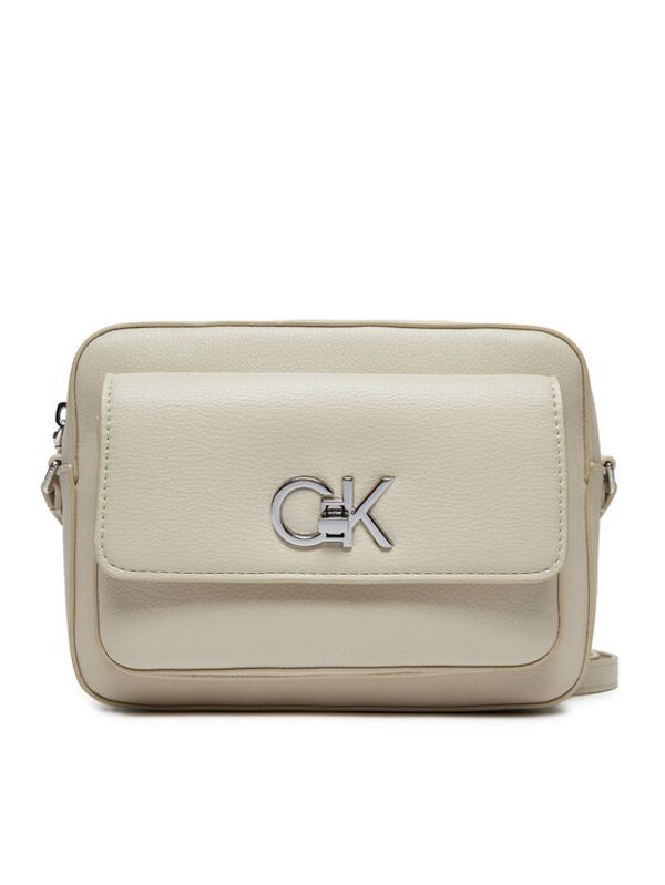 Calvin Klein Calvin Klein Ročna torba Re-Lock Camera K60K612538 Écru