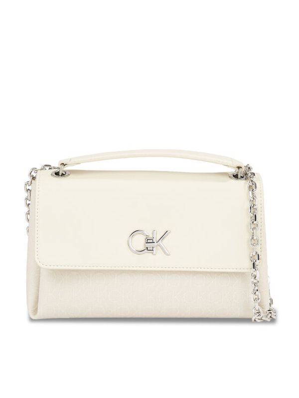 Calvin Klein Calvin Klein Ročna torba Re-Lock Conv Shoulder Bag_Jcq K60K611755 Écru