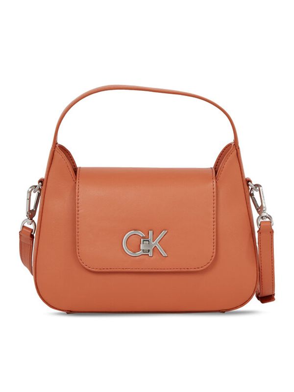 Calvin Klein Calvin Klein Ročna torba Re-Lock Crossbody W/Flap Sm K60K610770 Rjava