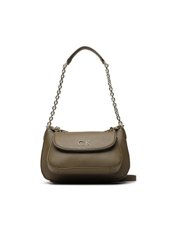 Calvin Klein Calvin Klein Ročna torba Re-Lock Dbl Shoulder Bag K60K610183 Zelena