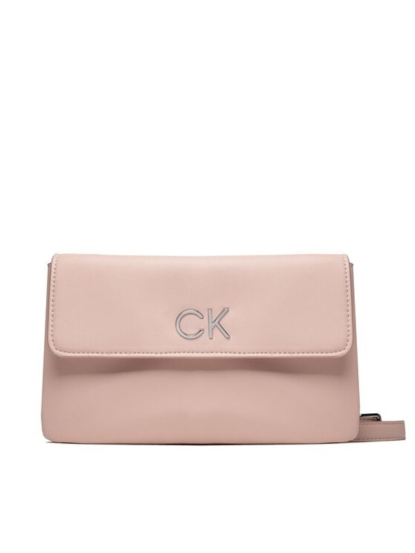 Calvin Klein Calvin Klein Ročna torba Re-Lock Dbl Xbody W/Flap K60K609620 Roza