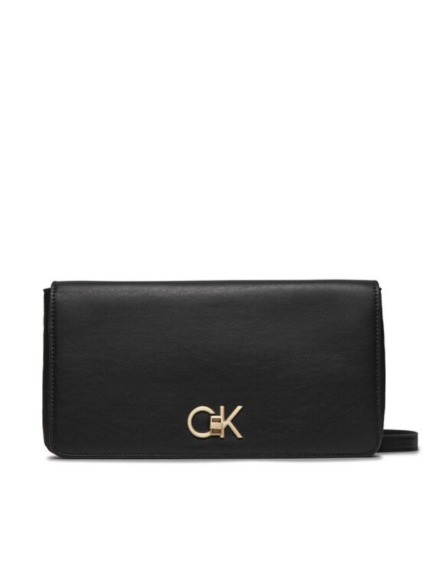 Calvin Klein Calvin Klein Ročna torba Re-Lock Double Gusette K60K611336 Črna