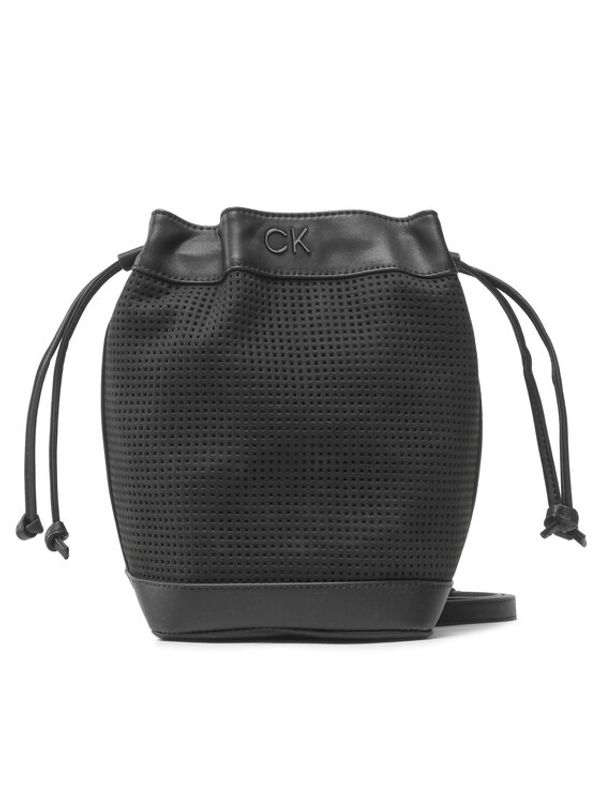 Calvin Klein Calvin Klein Ročna torba Re-Lock Drawstring Bag Sm Perf K60K610636 Črna