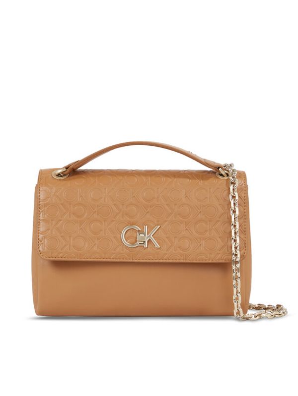 Calvin Klein Calvin Klein Ročna torba Re-Lock Ew Conv Crossbody-Emb K60K611533 Rjava